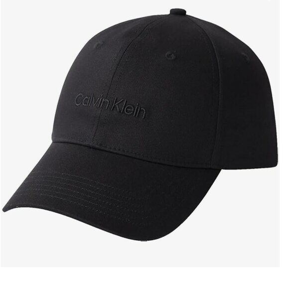 Calvin Klein Men's Logo Embroidery Baseball Cap, Black, O/S - 4D5003G (001) - Picture 1 of 3